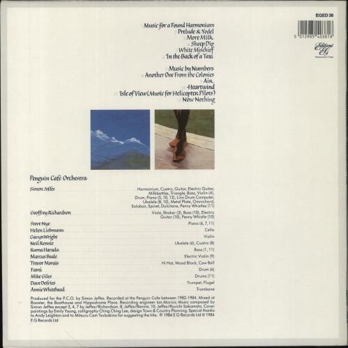 Penguin Cafe Orchestra Broadcasting From Home vinyl LP album (LP record) UK PA4LPBR530166
