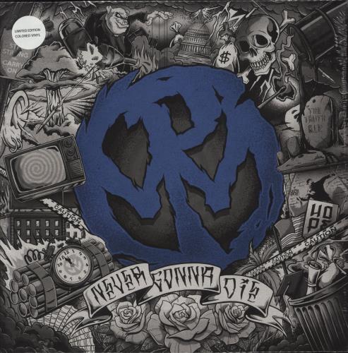 Pennywise Never Gonna Die - Blue Vinyl - Sealed vinyl LP album (LP record) US PNYLPNE881358