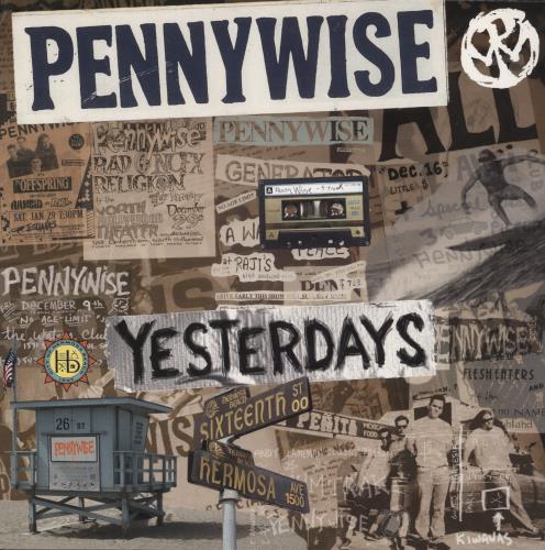 Pennywise Yesterdays vinyl LP album (LP record) Dutch PNYLPYE866568