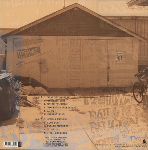 Pennywise Yesterdays vinyl LP album (LP record) Dutch PNYLPYE866568