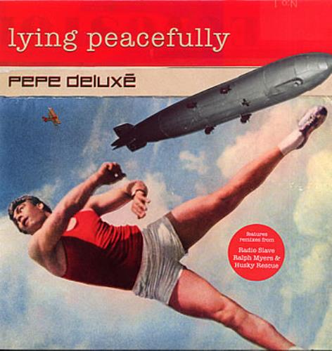 Pepe Deluxe Lying Peacefully 12" vinyl single (12 inch record / Maxi-single) UK PAX12LY291811