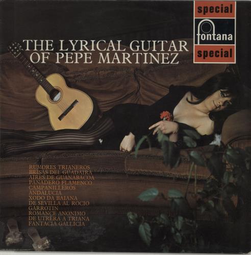 Pepe Martinez The Lyrical Guitar Of Pepe Martinez vinyl LP album (LP record) UK QEQLPTH676034