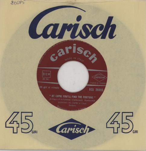Peppino Di Capri At Capri You'll Find The Fortune + Company Sleeve 7" vinyl single (7 inch record / 45) Italian 2ET07AT755367