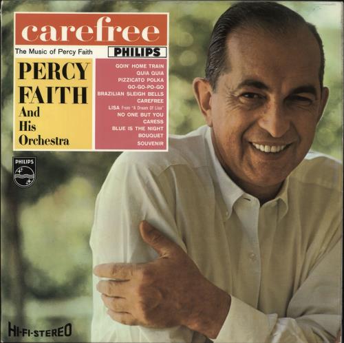 Percy Faith (Jazz) Carefree vinyl LP album (LP record) UK PFHLPCA708793