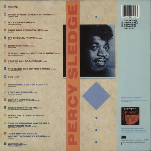 Percy Sledge The Ultimate Collection vinyl LP album (LP record) UK PSLLPTH01910