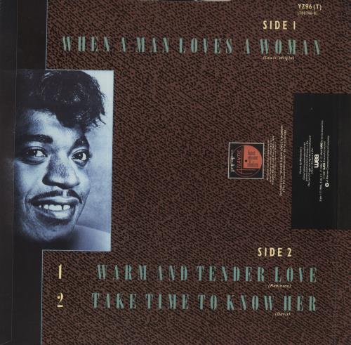 Percy Sledge When A Man Loves A Woman 12" vinyl single (12 inch record / Maxi-single) UK PSL12WH375799