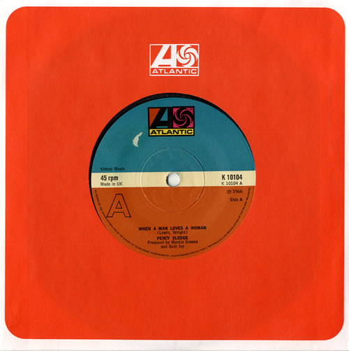 Percy Sledge When A Man Loves A Woman 7" vinyl single (7 inch record / 45) UK PSL07WH561486