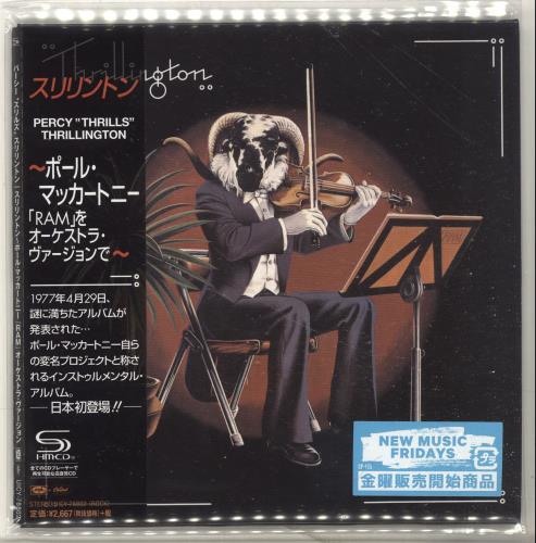Percy Thrillington Thrillington SHM CD Japanese PCYHMTH698024