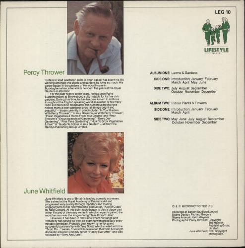 Percy Thrower All Year Round-Green Finger Guide vinyl LP album (LP record) UK 18YLPAL875138