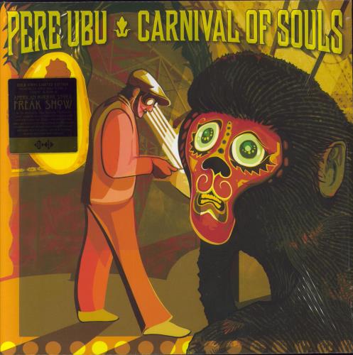 Pere Ubu Carnival Of Souls - Gold Vinyl vinyl LP album (LP record) UK UBULPCA829429