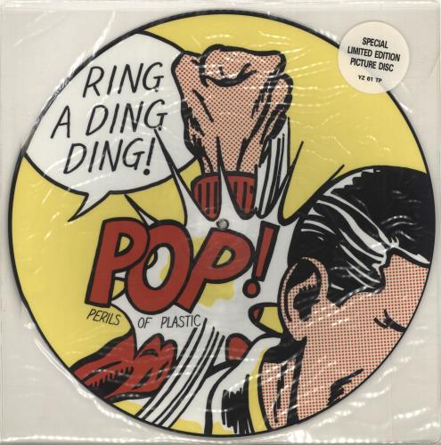 Perils Of Plastic Ring A Ding Ding picture disc LP (vinyl picture disc album) UK PRCPDRI239566