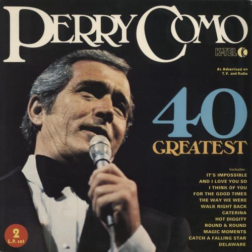 Perry Como 40 Greatest - French pressing 2-LP vinyl record set (Double LP Album) French PA92LGR785643