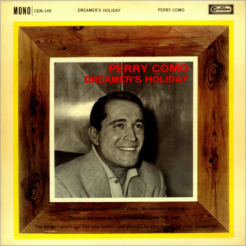 Perry Como Dreamer's Holiday vinyl LP album (LP record) UK PA9LPDR455492