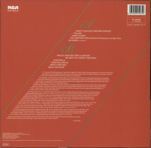 Perry Como I Wish It Could Be Christmas Forever vinyl LP album (LP record) German PA9LPIW792431