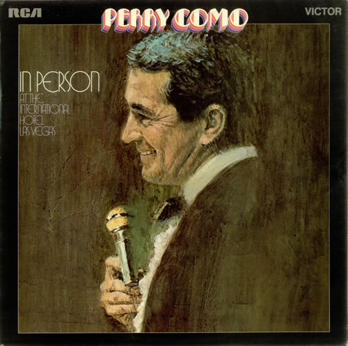 Perry Como In Person At The International Hotel, Las Vegas vinyl LP album (LP record) UK PA9LPIN496777