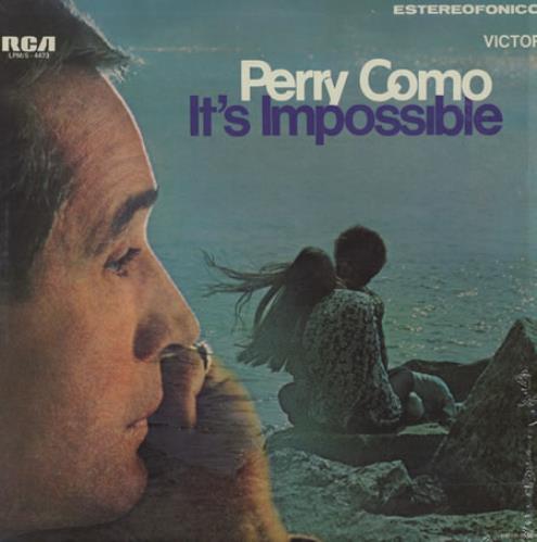 Perry Como It's Impossible vinyl LP album (LP record) Mexican PA9LPIT390414