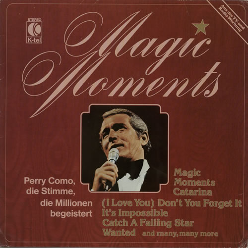 Perry Como Magic Moments vinyl LP album (LP record) German PA9LPMA288076