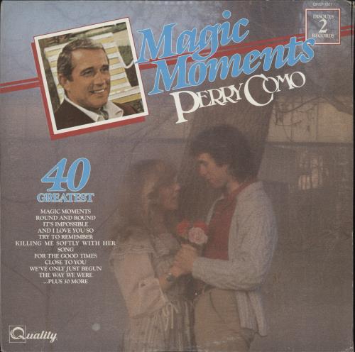 Perry Como Magic Moments 2-LP vinyl record set (Double LP Album) Canadian PA92LMA788291