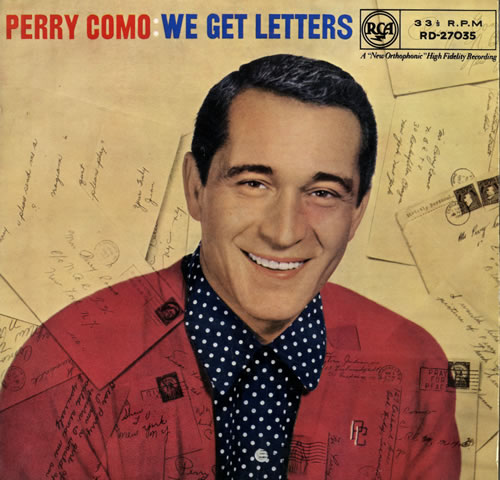 Perry Como We Get Letters vinyl LP album (LP record) UK PA9LPWE562672