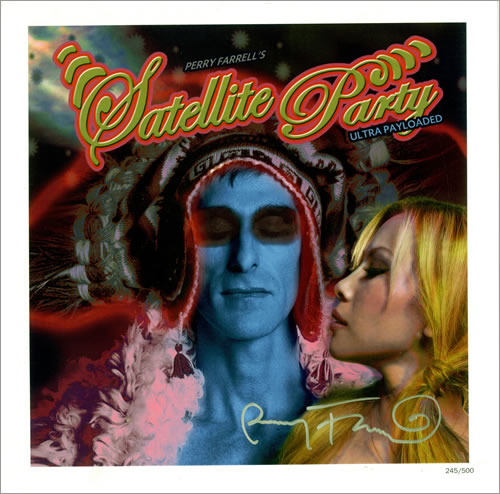 Perry Farrell's Satellite Party Ultra Payload Artwork Print - Autographed artwork US SPVARUL493712