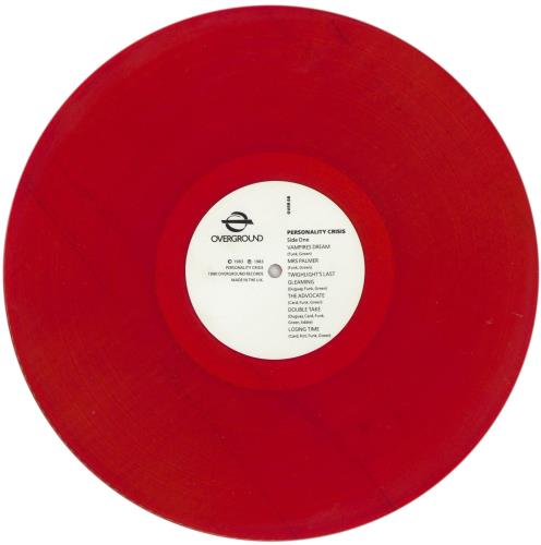 Personality Crisis Creatures For Awhile - Red Vinyl vinyl LP album (LP record) UK 9I5LPCR866591