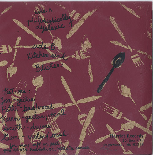 Pest 5000 Philosophically Dyslexic 7" vinyl single (7 inch record / 45) US PVW07PH624163