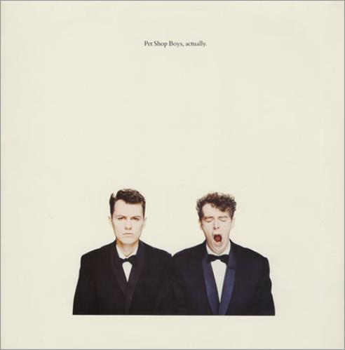 Pet Shop Boys Actually vinyl LP album (LP record) Brazilian PSBLPAC232643