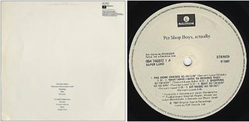 Pet Shop Boys Actually 12" vinyl single (12 inch record / Maxi-single) Brazilian PSB12AC232644