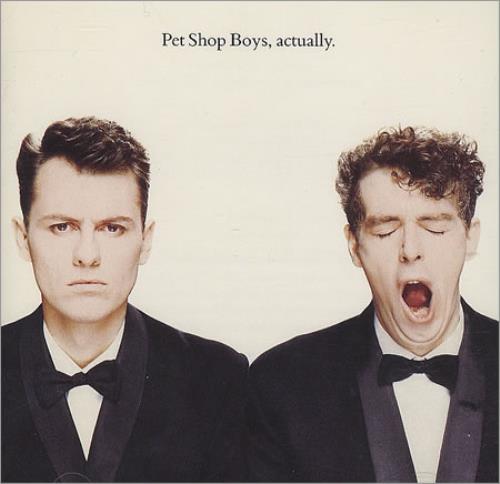 Pet Shop Boys Actually CD album (CDLP) US PSBCDAC387992