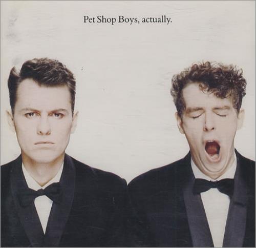 Pet Shop Boys Actually CD album (CDLP) Japanese PSBCDAC423509