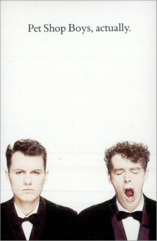 Pet Shop Boys Actually cassette album US PSBCLAC500444