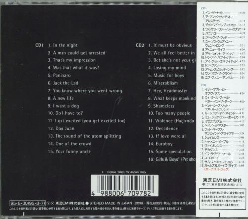 Pet Shop Boys Alternative 2 CD album set (Double CD) Japanese PSB2CAL798838