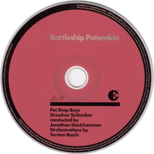 Pet Shop Boys Battleship Potemkin CD album (CDLP) UK PSBCDBA337438