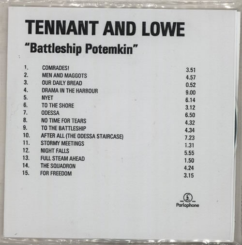 Pet Shop Boys Battleship Potemkin CD-R acetate UK PSBCRBA582966