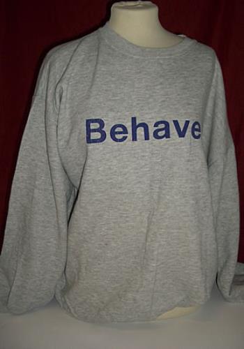 Pet Shop Boys Behave clothing UK PSBMCBE361428
