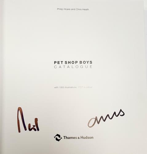 Pet Shop Boys Catalogue - Autographed book UK PSBBKCA429776