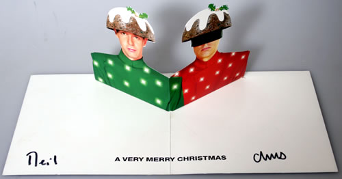 Pet Shop Boys Christmas Card memorabilia UK PSBMMCH348799