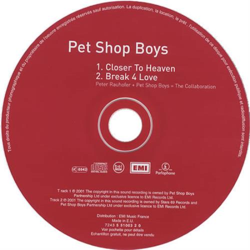 Pet Shop Boys Closer To Heaven CD single (CD5 / 5") French PSBC5CL221471