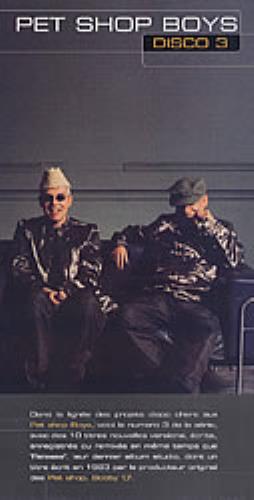 Pet Shop Boys Disco 3 handbill French PSBHBDI241356