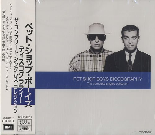 Pet Shop Boys Discography CD album (CDLP) Japanese PSBCDDI02758
