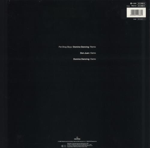 Pet Shop Boys Domino Dancing - Remix 12" vinyl single (12 inch record / Maxi-single) German PSB12DO04217