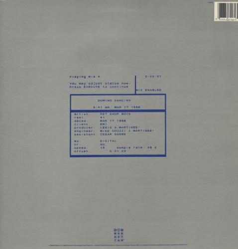 Pet Shop Boys Domino Dancing - Sealed 12" vinyl single (12 inch record / Maxi-single) US PSB12DO105637