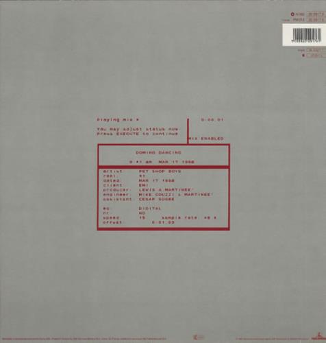 Pet Shop Boys Domino Dancing 12" vinyl single (12 inch record / Maxi-single) Dutch PSB12DO241353