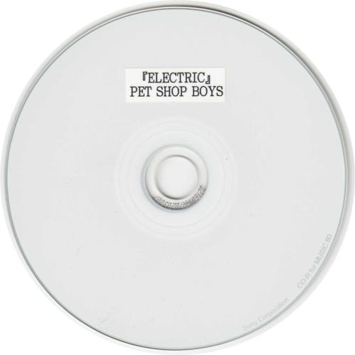 Pet Shop Boys Electric CD-R acetate Japanese PSBCREL701481