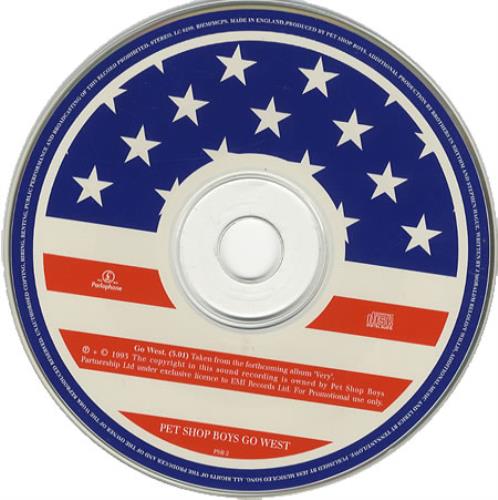 Pet Shop Boys Go West CD single (CD5 / 5") UK PSBC5GO24224
