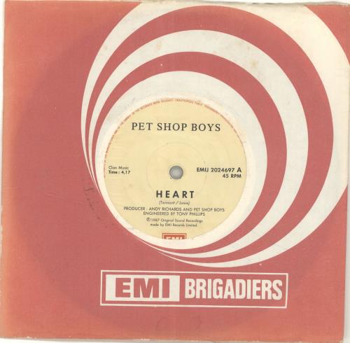 Pet Shop Boys Heart 7" vinyl single (7 inch record / 45) South African PSB07HE65895