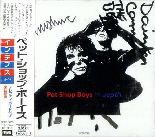 Pet Shop Boys In Depth - Autographed CD single (CD5 / 5") Japanese PSBC5IN509289