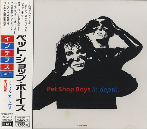 Pet Shop Boys In Depth CD single (CD5 / 5") Japanese PSBC5IN176912