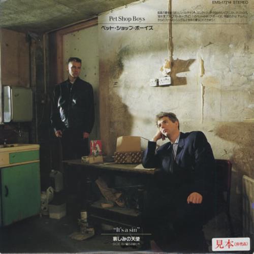 Pet Shop Boys It's A Sin 7" vinyl single (7 inch record / 45) Japanese PSB07IT18303