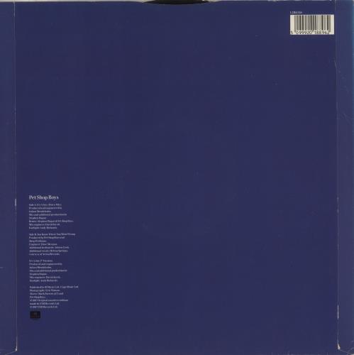 Pet Shop Boys It's A Sin 12" vinyl single (12 inch record / Maxi-single) UK PSB12IT04240